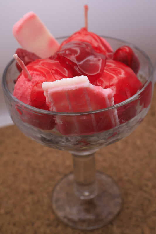 Strawberry Ice Cream Sundae
